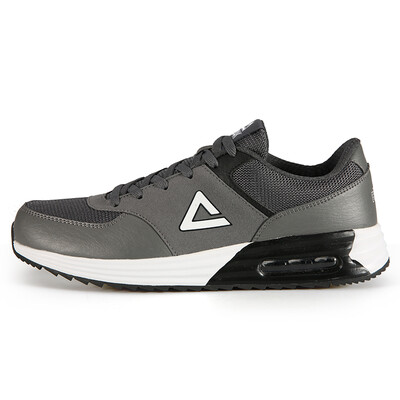 

PEAK mens shoes autumn&winter models non-slip wear-resistant casual shoes fashion running shoes DE740179 steel gray black 42 yards