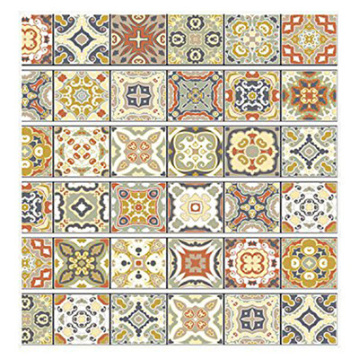 

UpperX Stair Sticker Tile Backsplash DIY Decals Peel&Stick Removable Staircase Decor Mural 71x394 inch 6 PCSSET