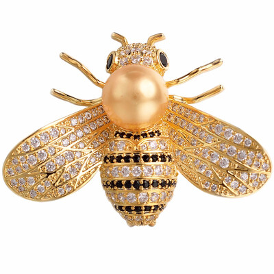 

Yoursfs Trendy New Fashion Pearl Insect Bee Brooch For Women Brooch Clothes Accessories Brooches Pin Jewelry Gifts
