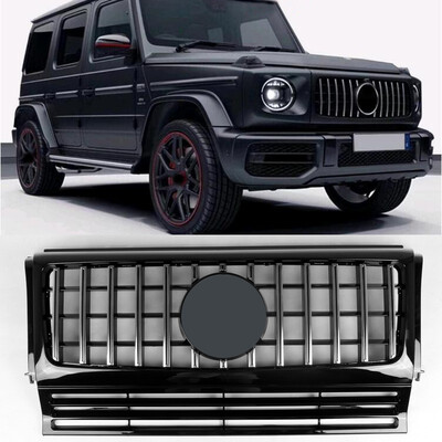 

GT-R Style vertical bar ABS Silver Grille Fit For BENZ W463 G350 G500