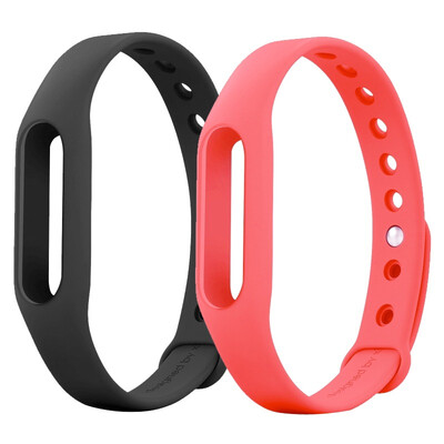 

Nice wrist strap wrist strap 2 suit suit millet smart heart rate bracelet sports wrist strap non-original replacement wristband black + pink