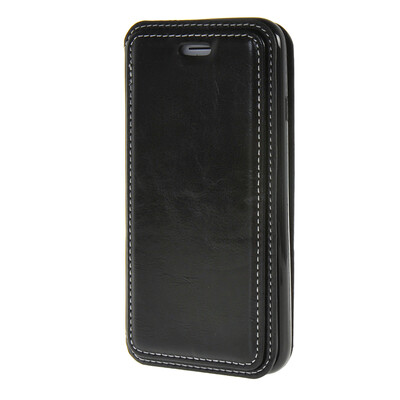 

MOONCASE Premium PU Flip Leather Wallet Card Pouch Back чехол для Cover Apple iPhone 6 Plus (5.5") чёрный