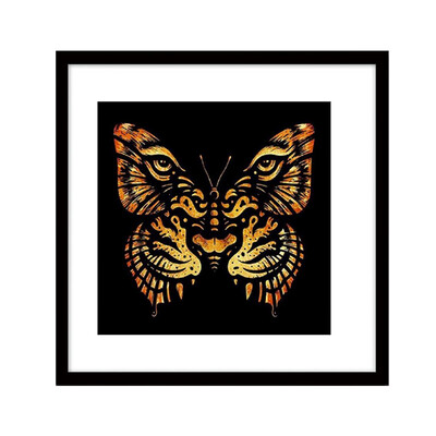 

UpperX 5D Diy Diamond Painting Cross Stitch "Tiger Butterfly" 3D Diamond Embroidery Rhinestone Mosaic Decor Paintings
