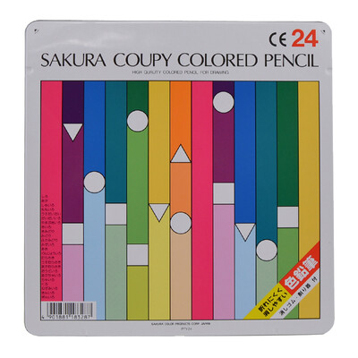 

Cherry Sakura 24 цветной карандашный костюм (олово) PFY-24 【Японский импорт】