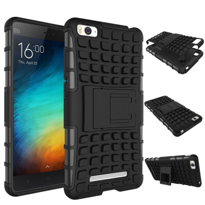 

MOONCASE шин Текстура Hybrid Kickstand PC + TPU Полное Прочный защитный 2 в 1 чехол для Xiaomi 4i m4i Mi4i ( 5.0")