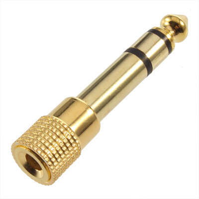 

1/8\" 3.5mm female to 1/4\" 6.5mm male plug