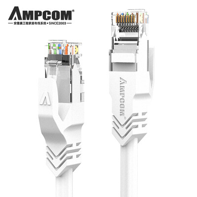 

AMPCOM super five network cable oxygen-free copper core network cable 1 meter high speed cat5e unshielded finished network cable AMC5EWT71610