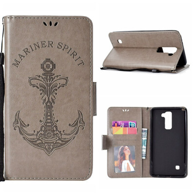 

MOONCASE Huawei Glory 7X Embossed Mermaid Anchor Holster - Gray