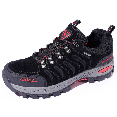 

Camel outdoor CAMEL outdoor hiking shoes couple non-slip shock absorber shoes wear low walking shoes A832303155 black wine red 38