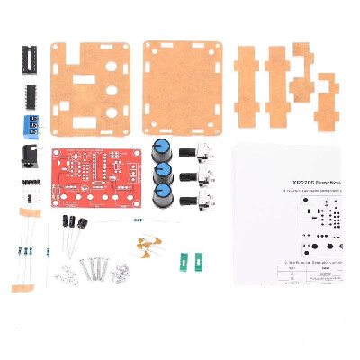 

XR2206 High Precision Function Signal Generator DIY Kit SineTriangleSquare Output 1Hz-1MHz Adjustable Frequency Amplitude