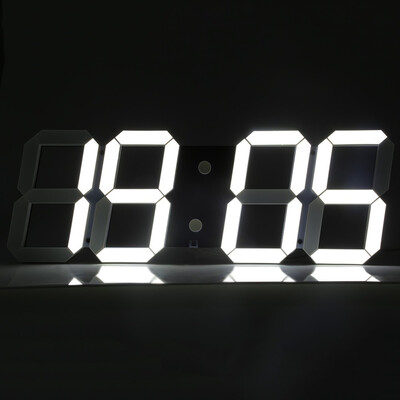 

Remote Control Digital LED Wall Clock Alarm Stopwatch Thermometer Countdown Calendar