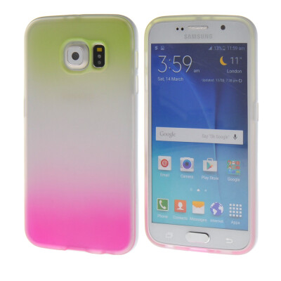 

MOONCASE Rainbow Series Soft Flexible Silicone Gel TPU Skin Shell Back Case Cover for Samsung Galaxy S6