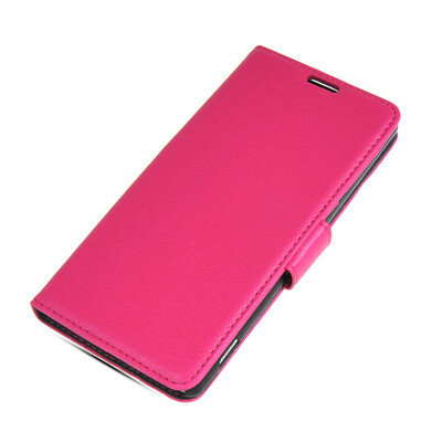 

MOONCASE High quality Leather Side Flip Wallet Card Slot Pouch Stand Shell Back ЧЕХОЛ ДЛЯ Sony Xperia Z2 Hot pink