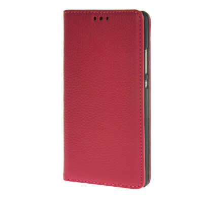 

MOONCASE Huawei Ascend P8 Case Leather Wallet Classical Flip Book Card Slot Bracket Back Case Cover Hotpink