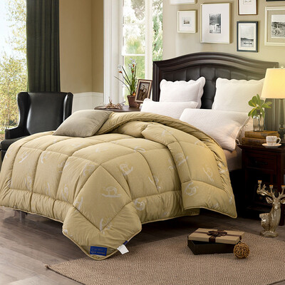 

Yingxin bedding textile double warmth camel quilt 6 pounds thick winter core 200 230cm
