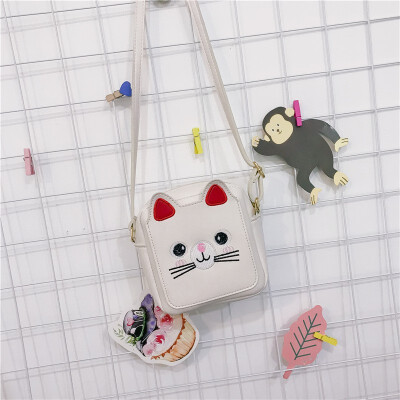 

NovelTeez Backpack female Korean childrens bag 2018 early spring new cute cat trend small backpack fashion parent-child bag