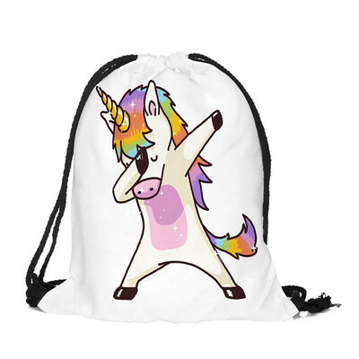 

New Unisex Bag Nylon Drawstring Cinch Sack Sport Travel Outdoor Backpack Bags