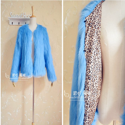 

6 color large size womens black fluffy imitation fur coat jacket white fake leather coat womens winter warm jacket womens jacke