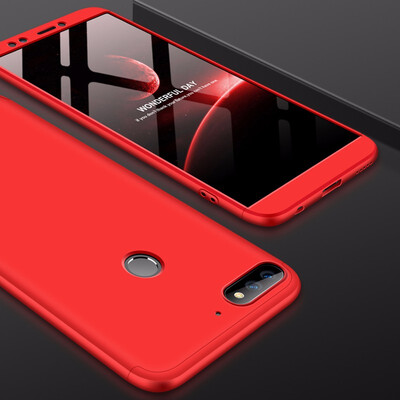

Goowiiz Phone Case For Huawei Y7 Prime 2018Nova 2 LiteEnjoy 8Honor 7C Fashion Color collision 360 Degree Coverage PC