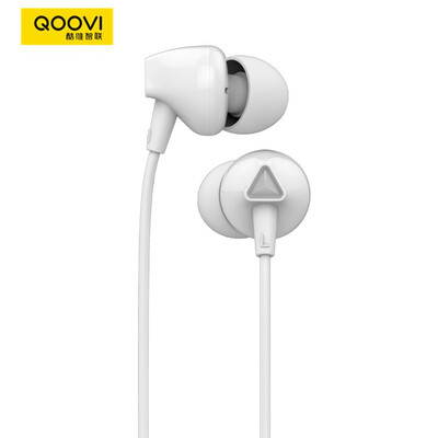 

QOOVI genuine C08 stereo music Android iPhone universal in-ear smart wire headset