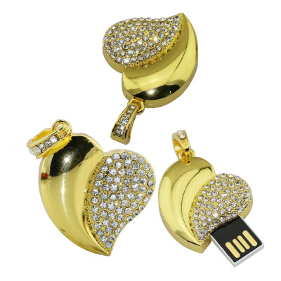 

4GB 8G 16G 32G 64G 128G Necklace Heart Model Pen Drive USB Flash Drive USB Drive U Disk USB Stick Memory Stick Flash Disk USB Card