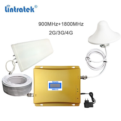 

Lintratek GSM 900MHz LTE 1800MHz LCD Dual Band Signal Repeater GSM 2G 3G 4G Signal Booster Cell Phone Signal Booster20