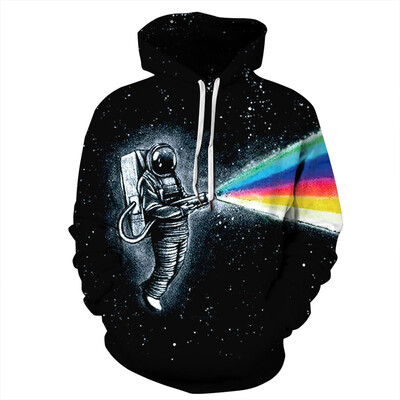 

QYDM-331 Mens Hoodie 3D Printed Women Pullover Sweater