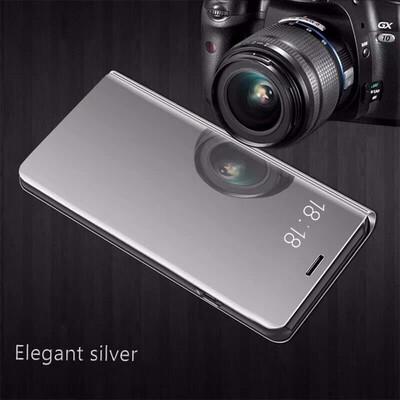 

Goowiiz Phone Case For Xiaomi Redmi 66A6 ProS2A2 Lite Luxury Slim Mirror Flip Shell Stand Leather Smart Cover