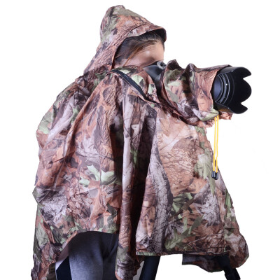 

KYOTSU Jingshi outdoor photography raincoat SLR camera poncho camouflage