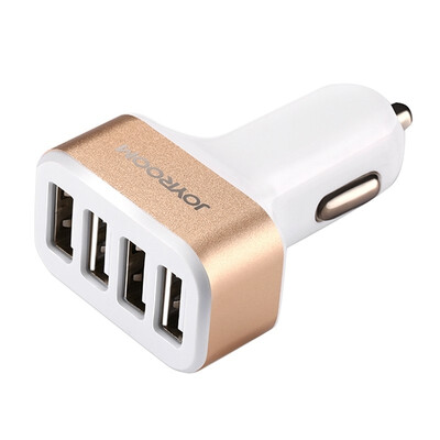 

JOYROOM Phone Charger 4 USB Ports Quick Charge 20 Car-Charger Fast USB Car Charger for iPhone 7 Plus Samsung XiaoMi Smartphone