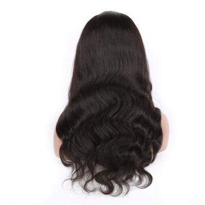 

Amazing Star Brazilian Virgin Hair Body Wave Full Lace Wig Brazilian Human Hair Wig with Baby Hair Natural Color