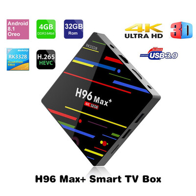

432GB 64GB Android 81 Nougat RK3328 Quad Core Smart TV BOX H96MAX H2 Dual Wifi