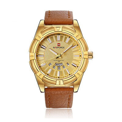 

NAVIFORCE Fashion Causal Men Watches Water-resistant Luminous Wristwatch Calendar Time Display