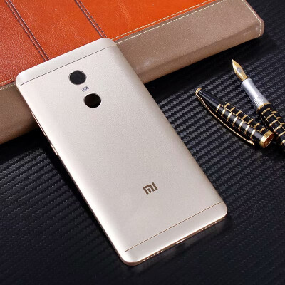 

Fecoprior Original Housing For Xiaomi Redmi Note 4X Note4X Metal Battery Back Cover Case With Buttons Camera Lens