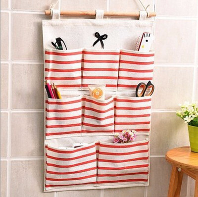 

Storage Bag 8 Grids Durable Door Fashion Handbags Finishing Hanging Bags Organizer Hang Storage Bag