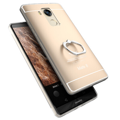 

Прохладный Le Feng mate8 творческой металлического кольцо пряжка телефона оболочка защитного рукав кронштейн оболочка падение сопротивления, пригодное для Huawei мата 8 золотых