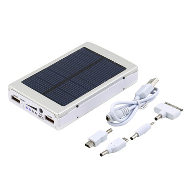 

Высокое качество 1 шт. 8000mAh портативный супер солнечное зарядное устройство Dual USB Внешняя батарея Банк питания
