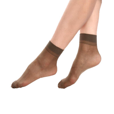 

[Jingdong supermarket] Langsha LangSha [20 pairs] stockings female thin core wire toe transparent short stockings gray uniform