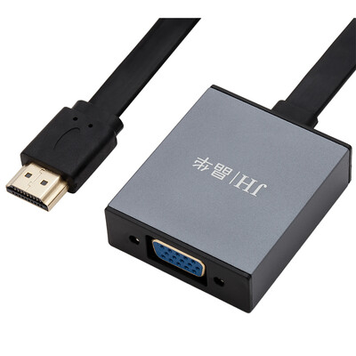 

Jinghua JH 3071 HDMI to VGA high-definition adapter converter adapter for the computer electric millet box projector&other conversion line alloy version of the black