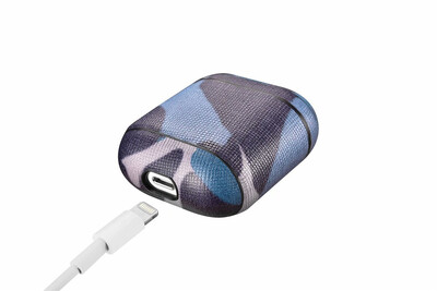 

ICARER original Case For AirPods Case camo Genuine Leather Case For Apple Airpods Luxury Protective cover