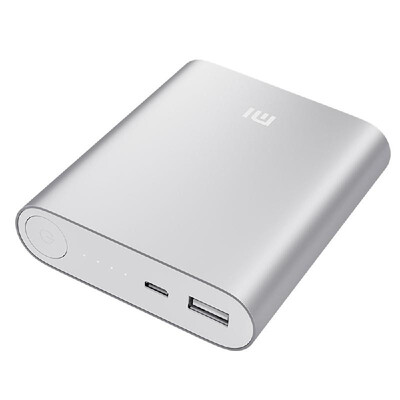

Xiaomi Portable 10400mAh Large Capacity Safe Mi Power Bank Aluminum Casing for iPhone 6 6 Plus Samsung HTC Smartphones