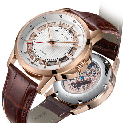 

Seagull SEAGULL2018 new arrival watch mens new hollow automatic mechanical watch casual fashion belt 519126067K