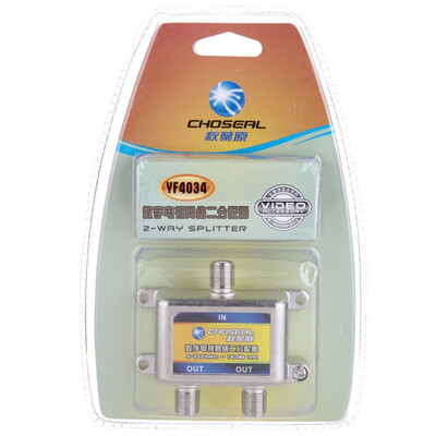 

Акихабара (CHOSEAL) YF4036 кабельное телевидение 4-полосная распределитель (5-1000MHz Bandwidth -130dBRFI)