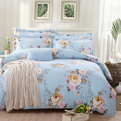 

Sheng Wei suite home textiles cotton printing four sets of cotton bedding bed linen flower flower beauty 15 18 m bed general 200 230cm