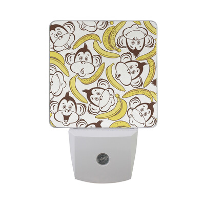 

ALAZA LED Night Light With Smart Dusk To Dawn SensorSeamless Texture Juicy Fruit Plug In Night Light