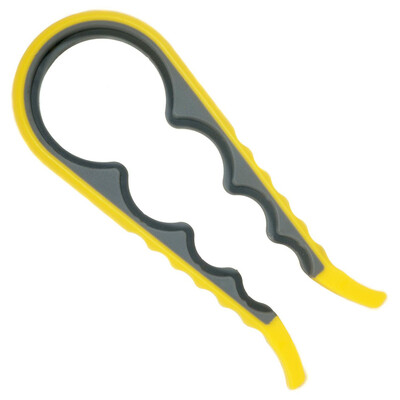 

MyMei Kitchen Bottle Opener Color Cuisine Jar&Twist Off Bottle Opener YellowGrey