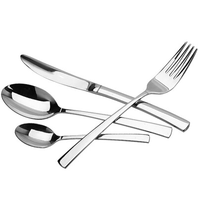 

Jingdong supermarket] the United States kitchen (maxcook) stainless steel knife and fork spoon tableware four sets of Western tableware simple series MCGC-160 thick anti-hot and drop