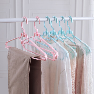 

Maybelline plastic hanger 5 Pack can be rotated to open clothes towel easy to dry practical creative drying rack