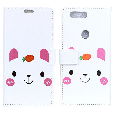 

MOONCASE Oppo F9 F9 Pro Painted Leather Case - Radish Rabbit