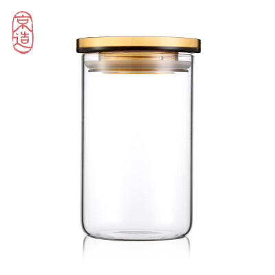 

JZAO Glass storage tank Sealed cans Transparent Environmental-protection Tea cans 900ml